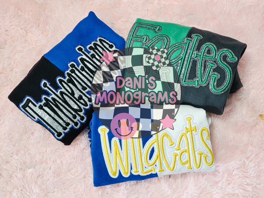 Split Color Crewneck